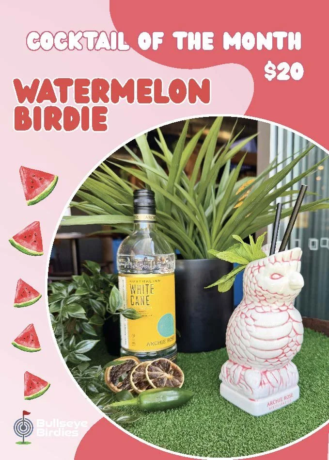 Watermelon Birdie - Cocktail Of The Month