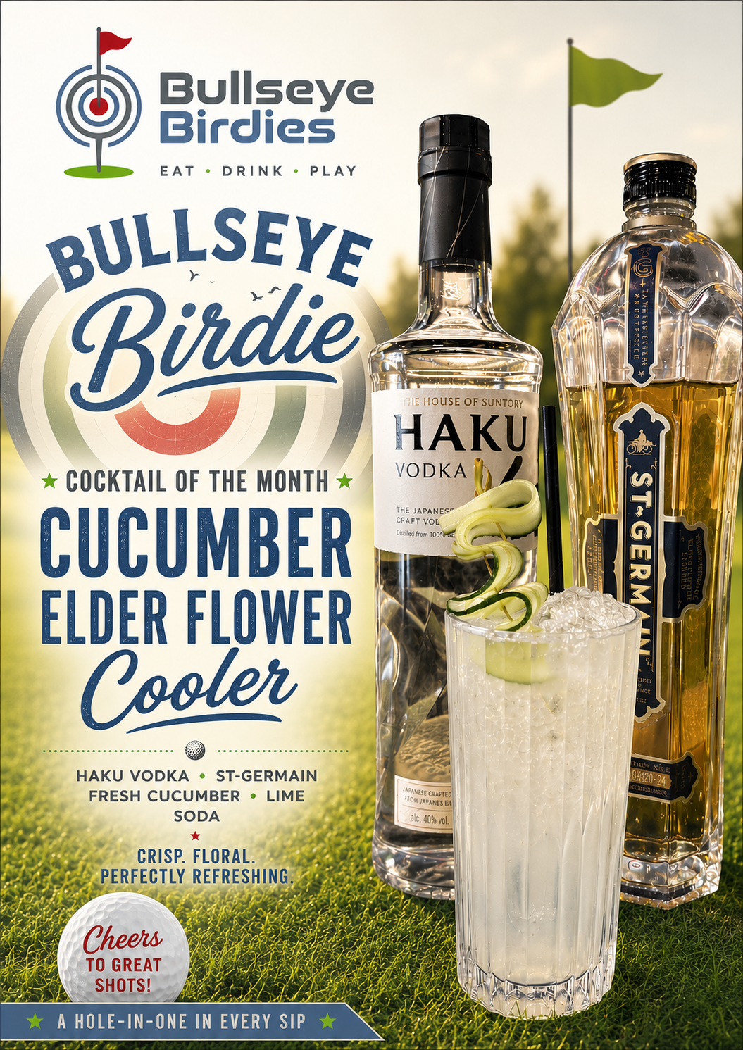 Cocktail Of The Month - Cucumber Elder Flower Cooler