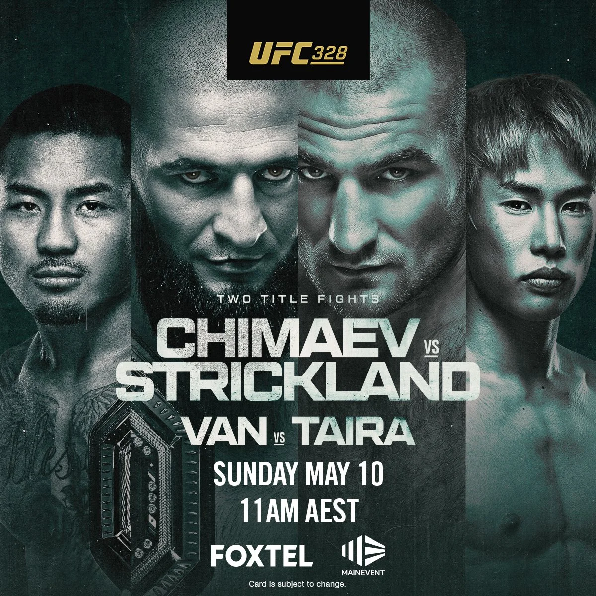 UFC 328 - May 10