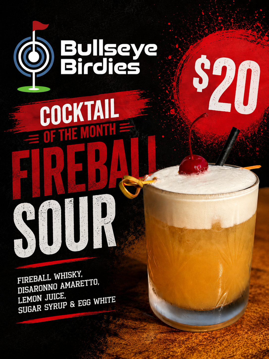 FIREBALL SOUR - Cocktail Of The Month