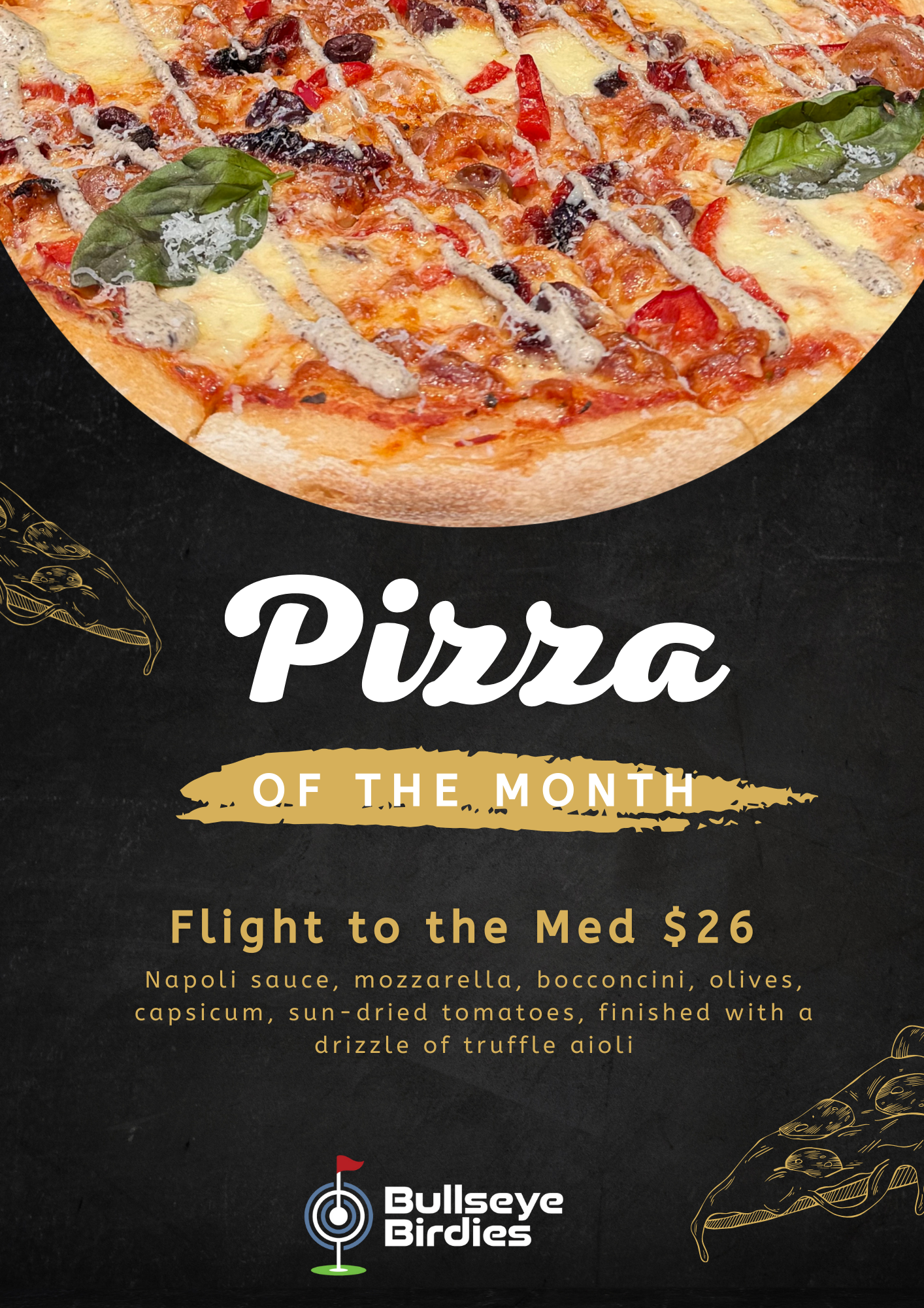 Pizza Of The Month - Flight To The Med