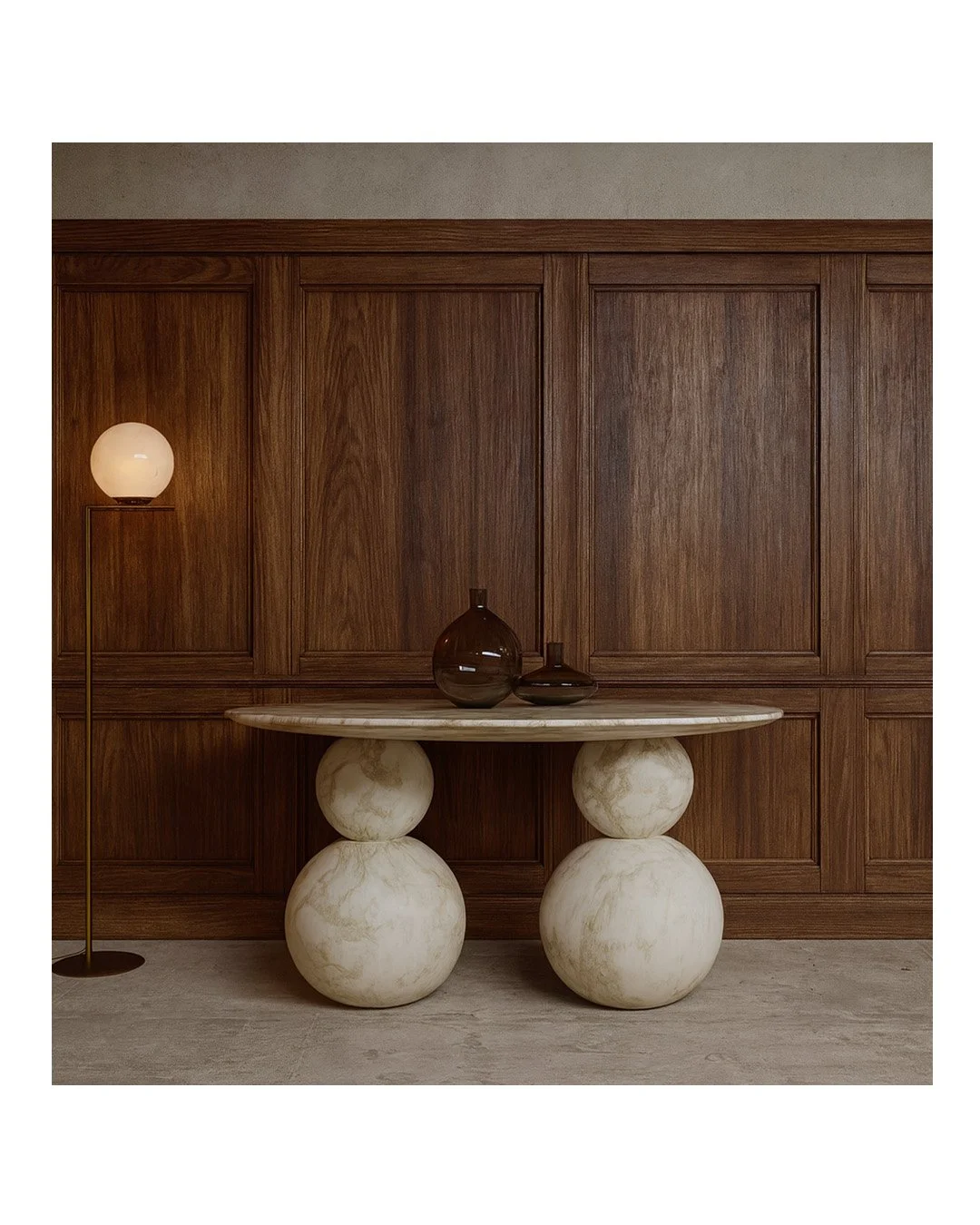 EQUILIBRIO Console — A Sculptural Statement for a Milan Penthouse in Brera