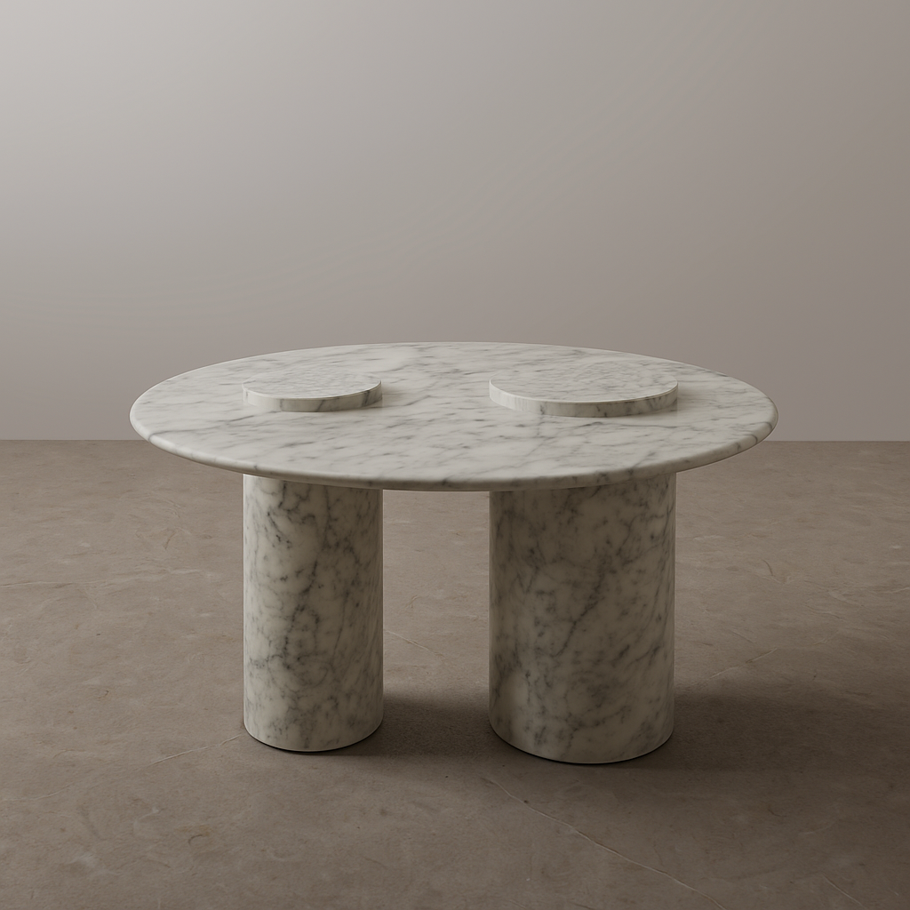 bespoke marble sculpture furniture made in Italy