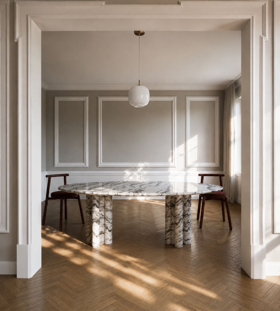 ORTHOGONALS – Custom Marble Table Milan