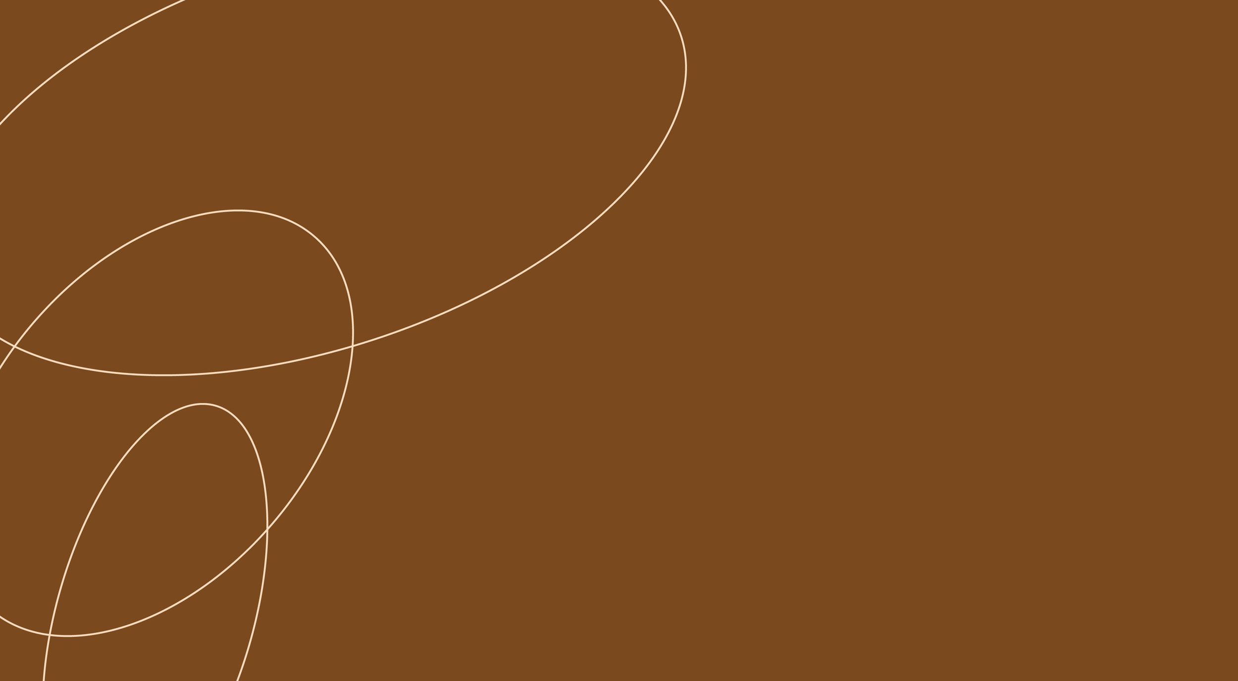 Abstract brown background with white curved lines.