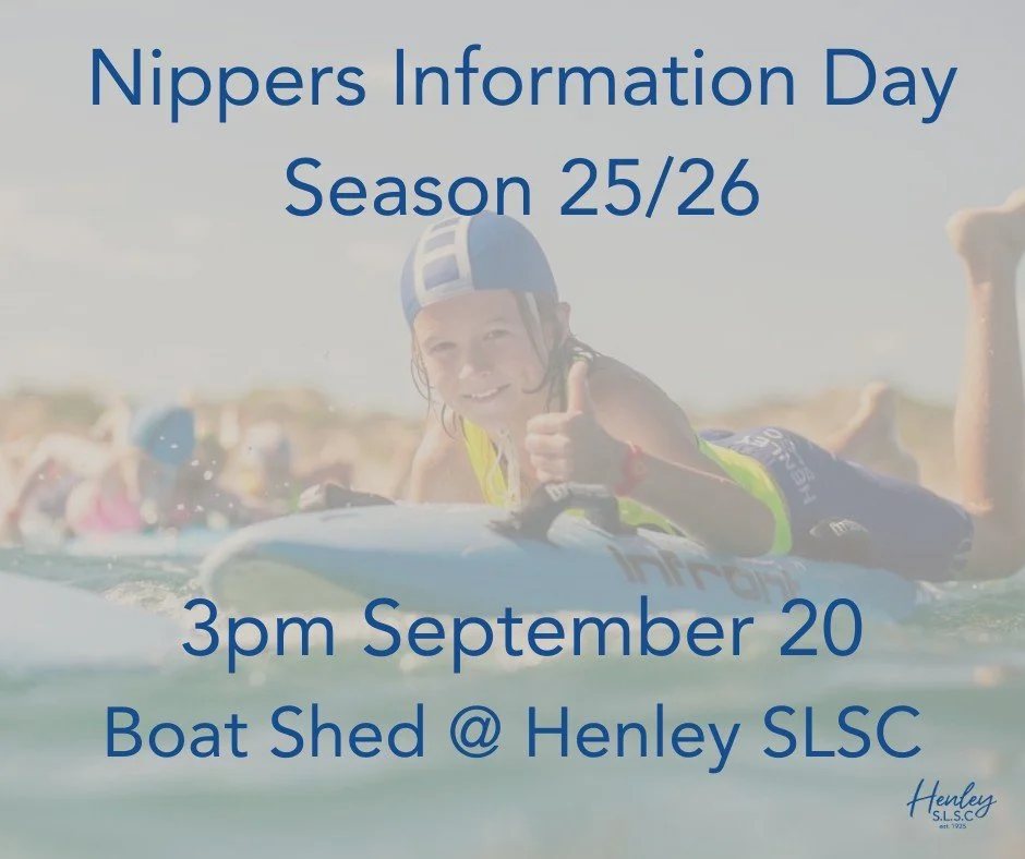 ☀️ INTERESTED IN NIPPERS? 

Join us 3pm, September 20 in the boat shed at Henley SLSC. 

Nippers is a fantastic youth activity that delivers skills for life: 

✅ fun 
✅ safety
✅ resilience
✅ teamwork 
✅ fitness 
✅ and more! 

All welcome. 

@visithen