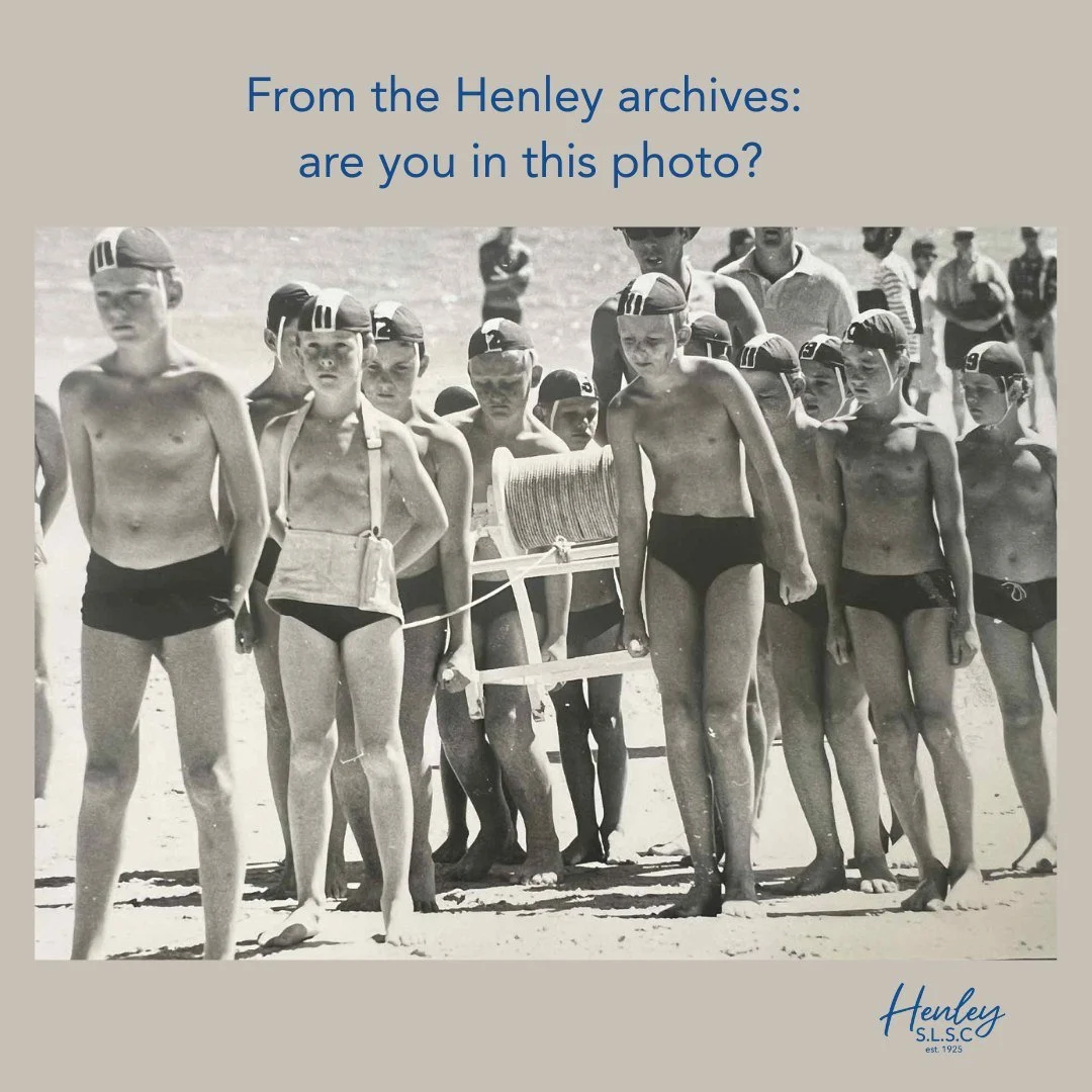 🕵🏼&zwj;♀️ ARE YOU IN THIS PHOTO? 

Henley surf lifesaver Matthea found this beautiful photo of Henley nippers in her family album. 

&quot;The boy on the left front holding the reel, with 11 on his cap, was my brother, Neil Venhoek. Thinking this w