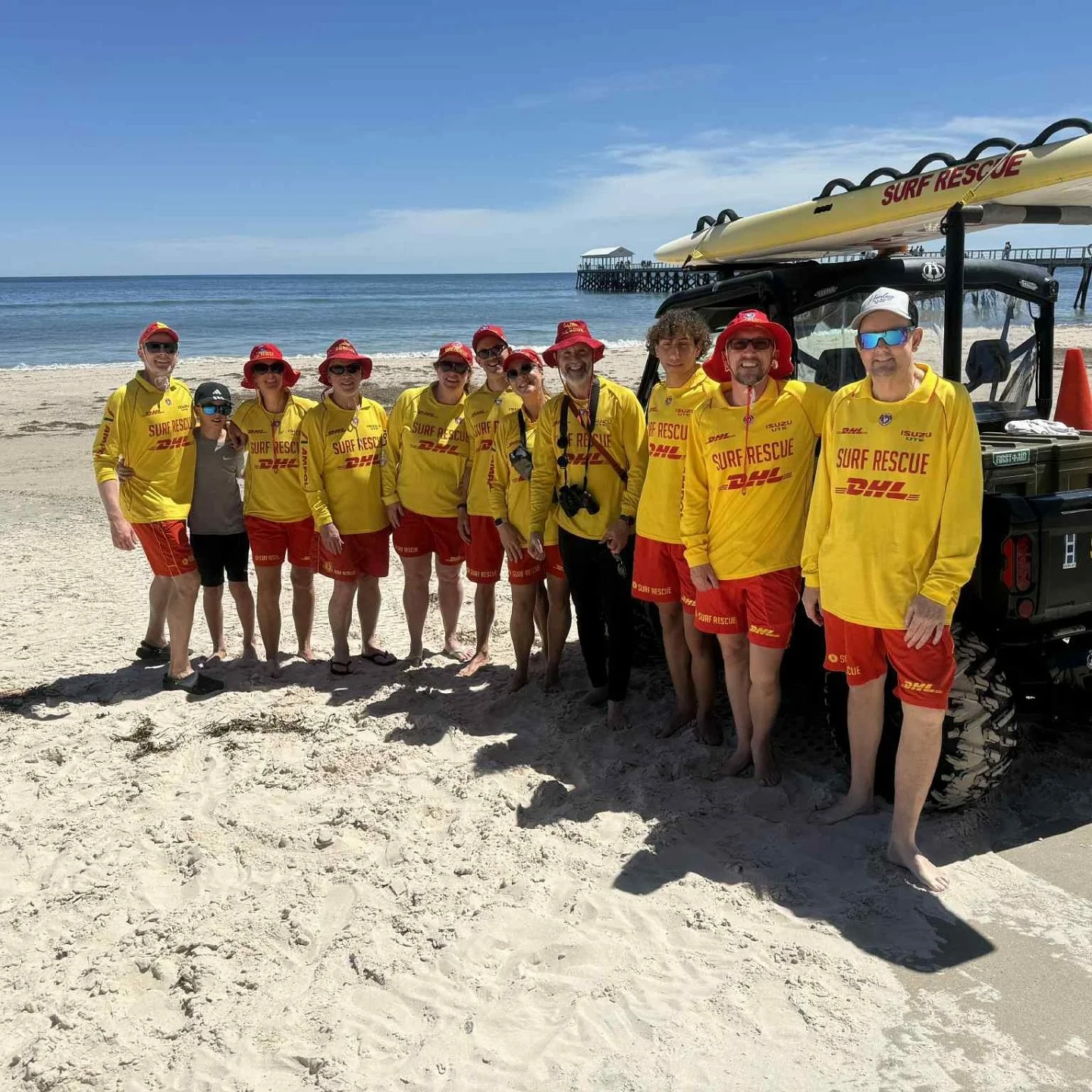 Henley&rsquo;s White Patrol keeping it 100 on the land, the sea, the sky ❤️&zwj;🔥

@surflifesa