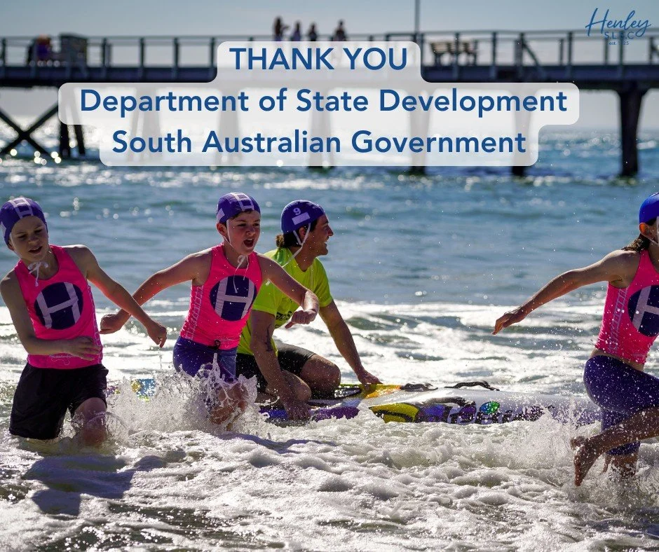 🥹 COULDN'T DO IT WITHOUT YOU 
We are very grateful to our supporters and grant providers who ensure we can maintain vital lifesaving skills and provide services for our community. 
We'd like to thank the SA Department for State Development for a g
