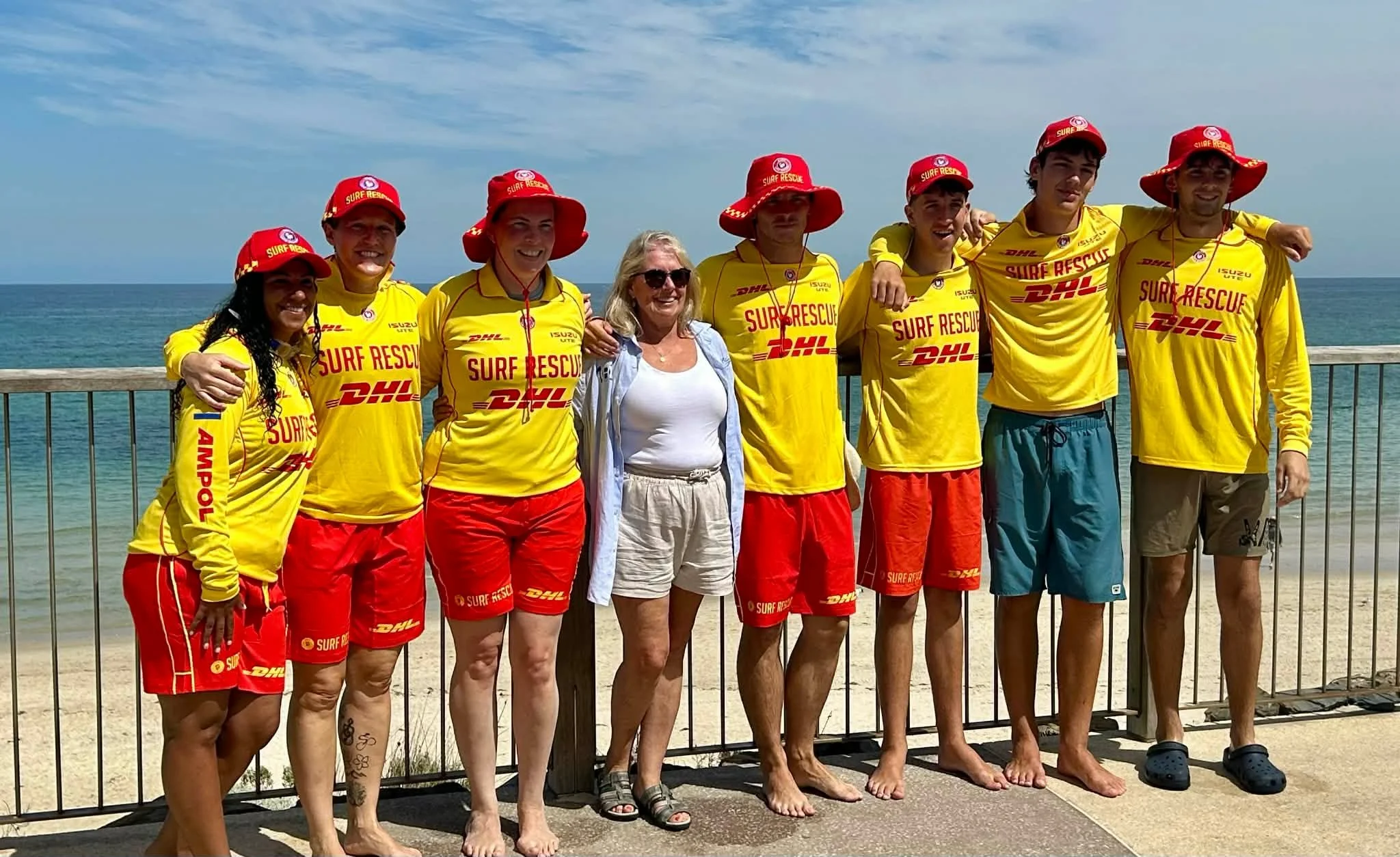 😎 HELLO NEW BRONZIES

This fabulous group of young people obtained their Bronze Medallions earlier in February, pictured with superstar trainer/assessor Sue. 

Congratulations! 

@surflifesa