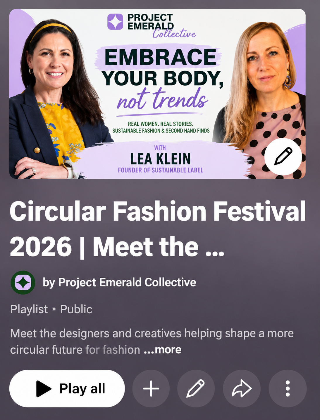 Celebrating the Circular Fashion Festival: The Women Shaping a Sustainable Future