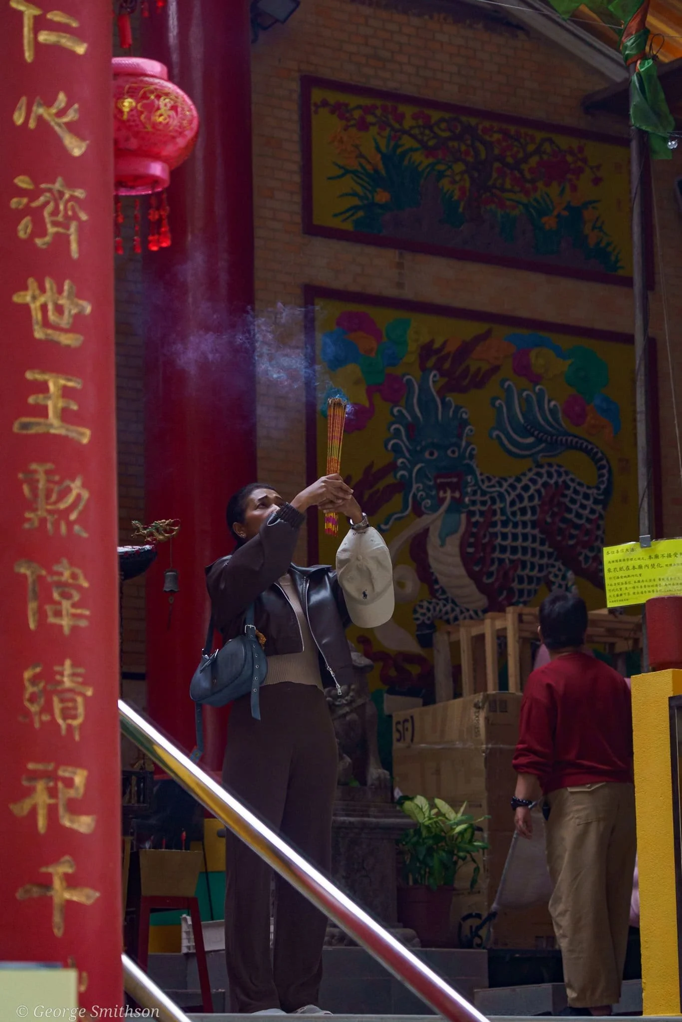 Daily ritual. Aberdeen, Hong Kong.