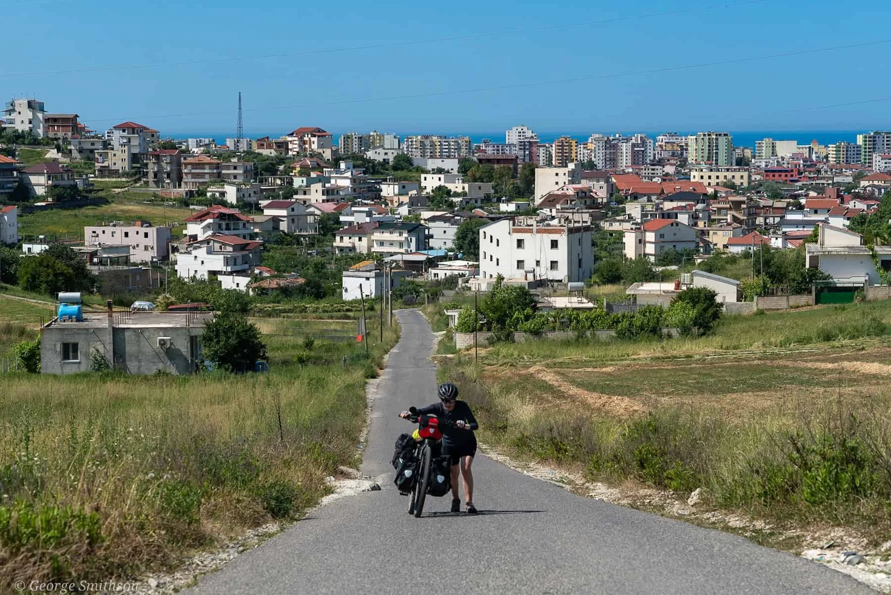 The reality of bike touring.