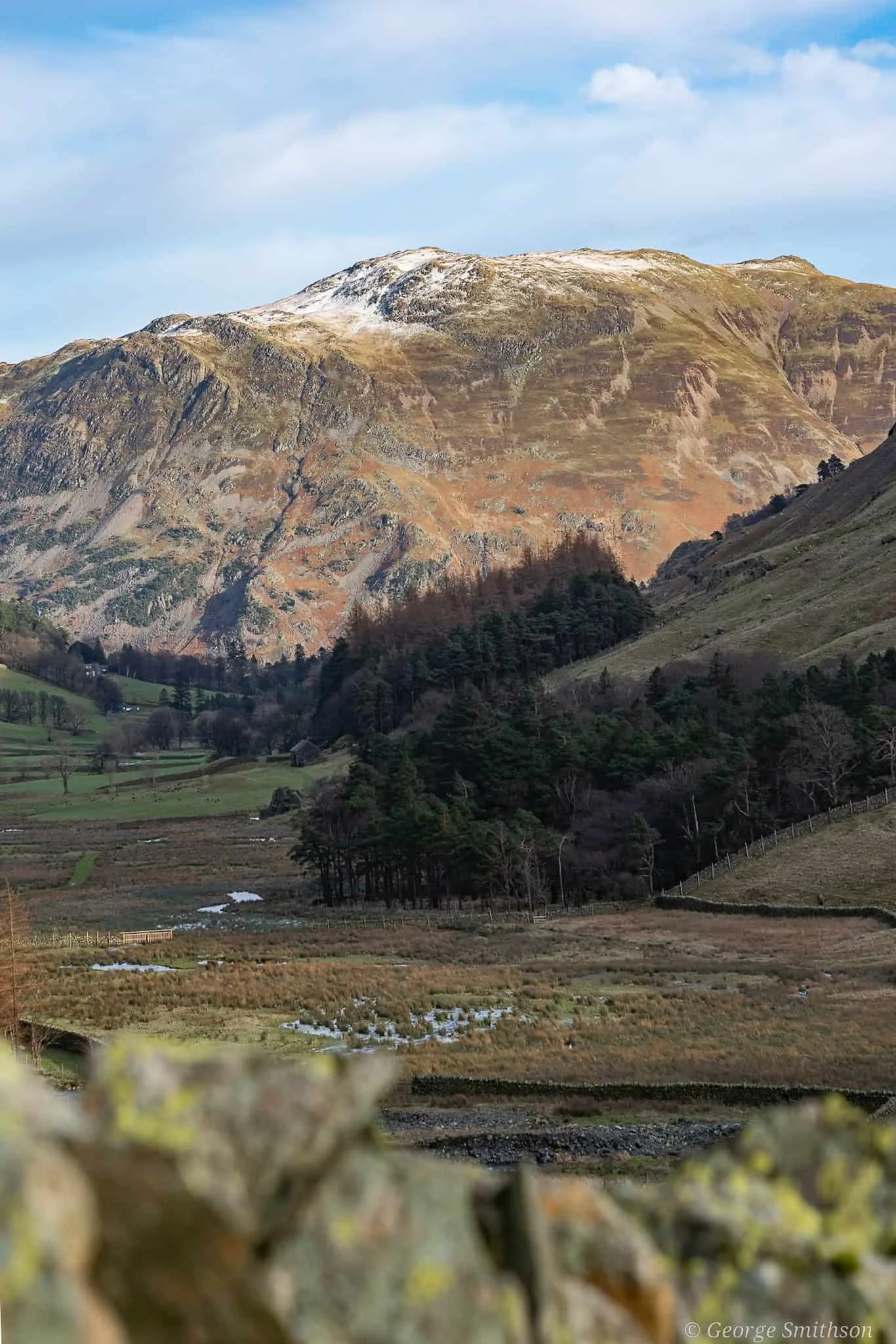 Peering through the valley. Lake District, England, 2023.