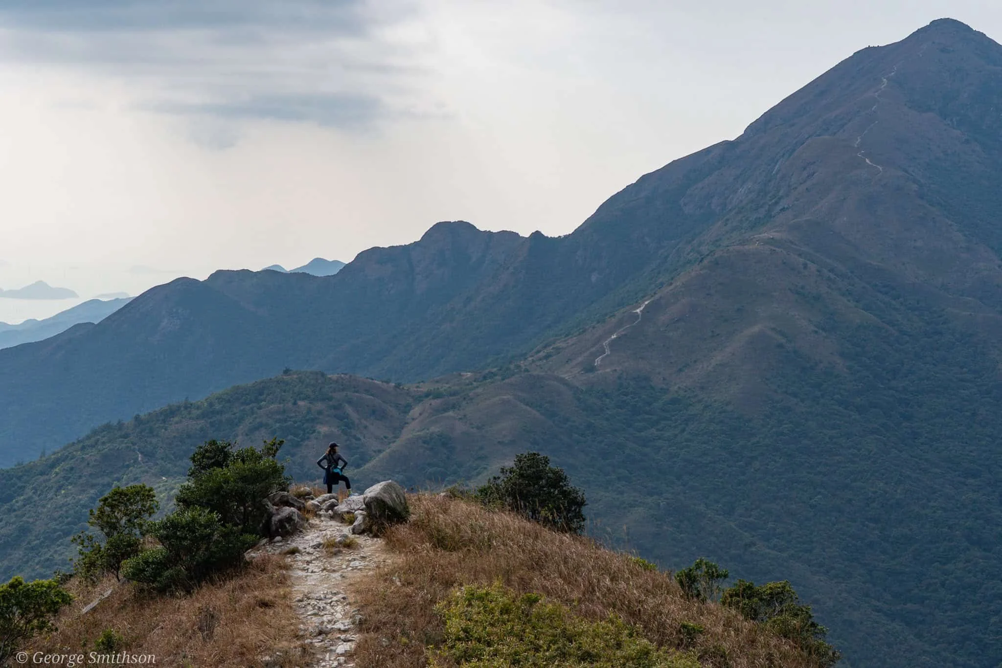 Soaking in earth's raw beauty. Hong Kong.