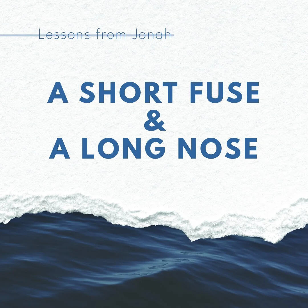 A Short Fuse &amp; A Long Nose