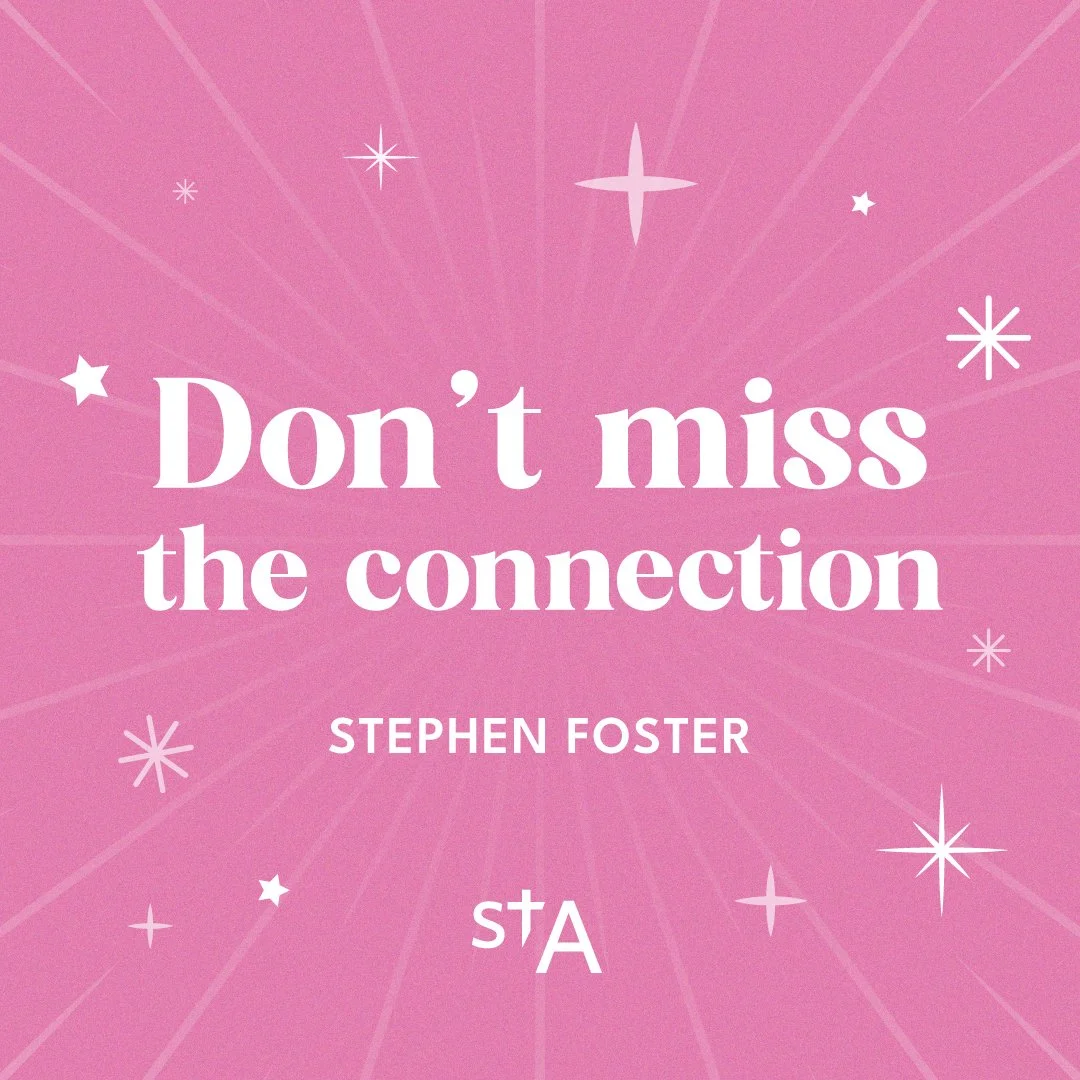 Don’t Miss the Connection