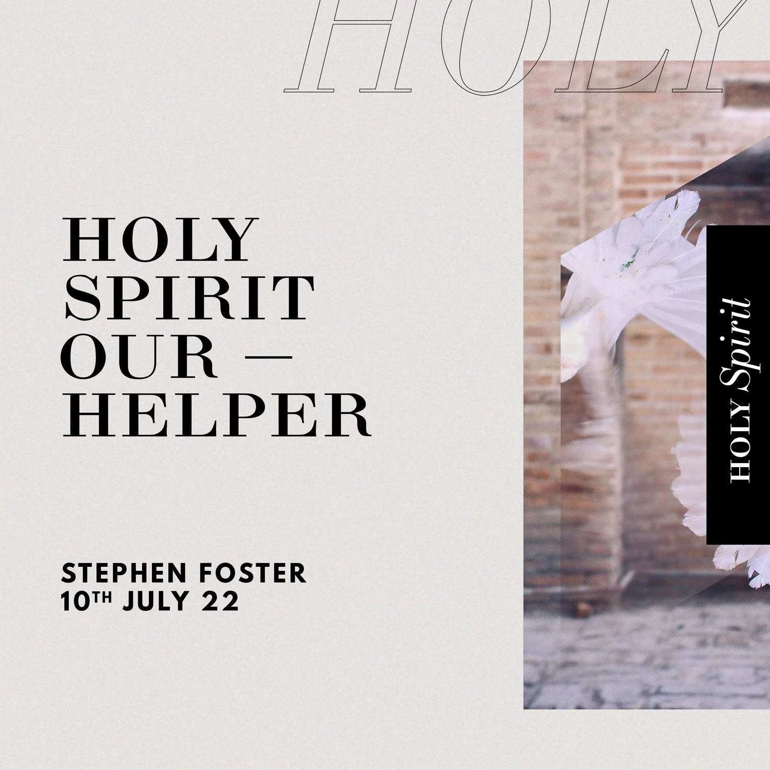 Holy Spirit, Our Helper
