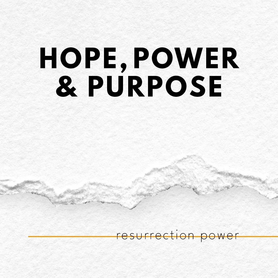 Hope, Power &amp; Purpose - 4pm