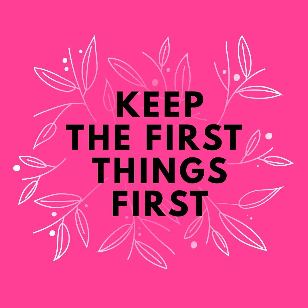 Keep The First Things First - 6pm episode artwork