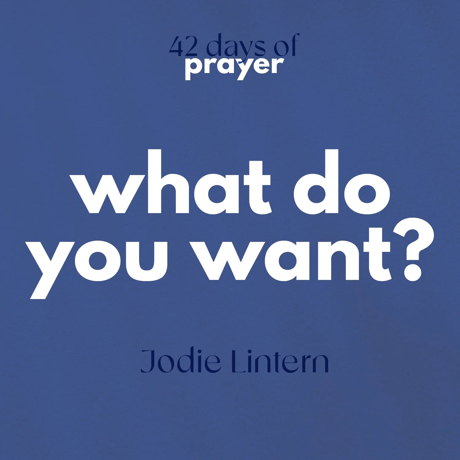 What Do You Want?