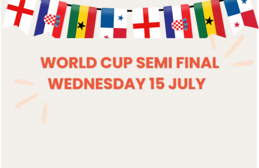 Watch the World Cup Semi Final!