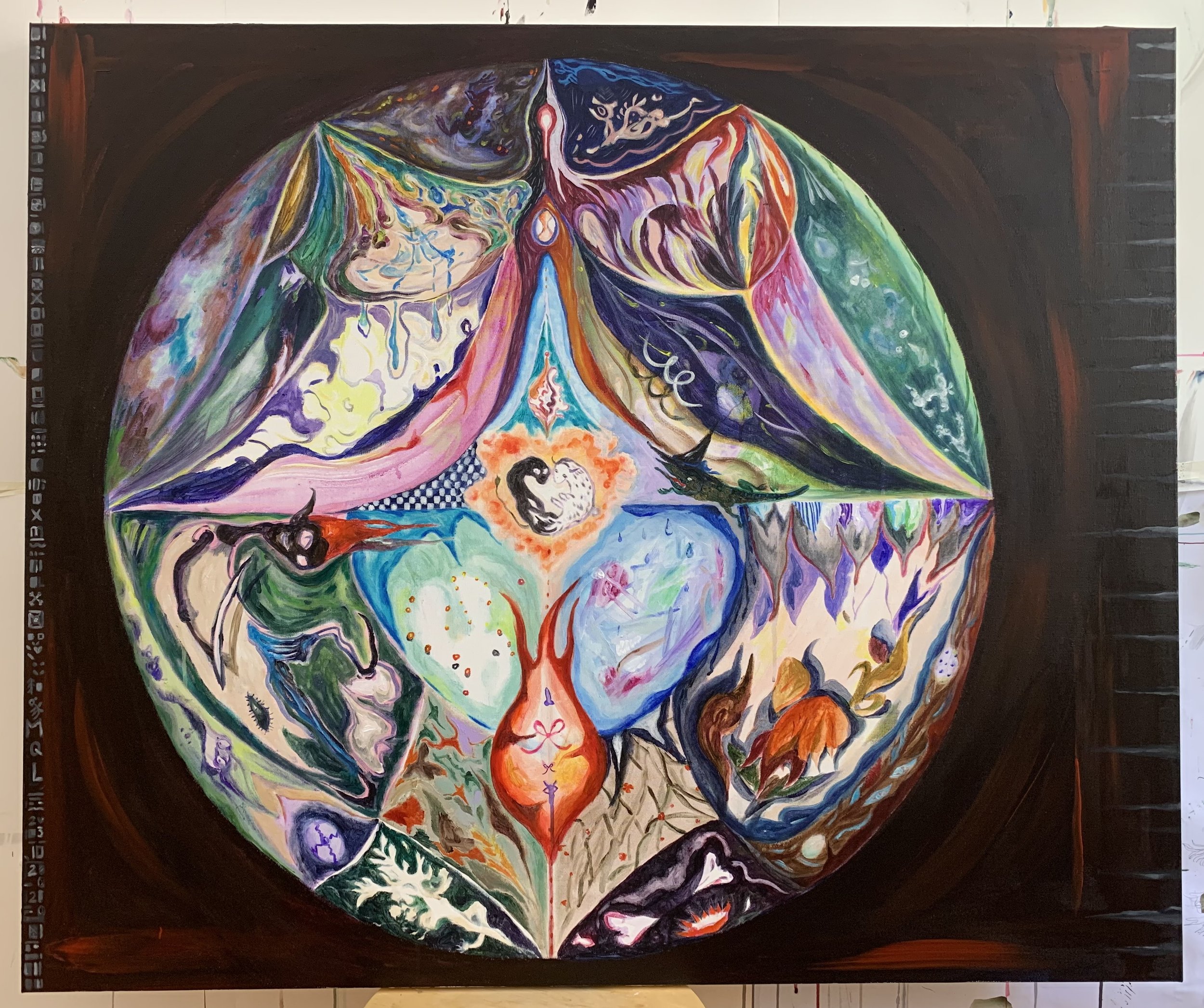 The thirteenth face of autumn |
100 x 120 cm |
acrylic on canvas