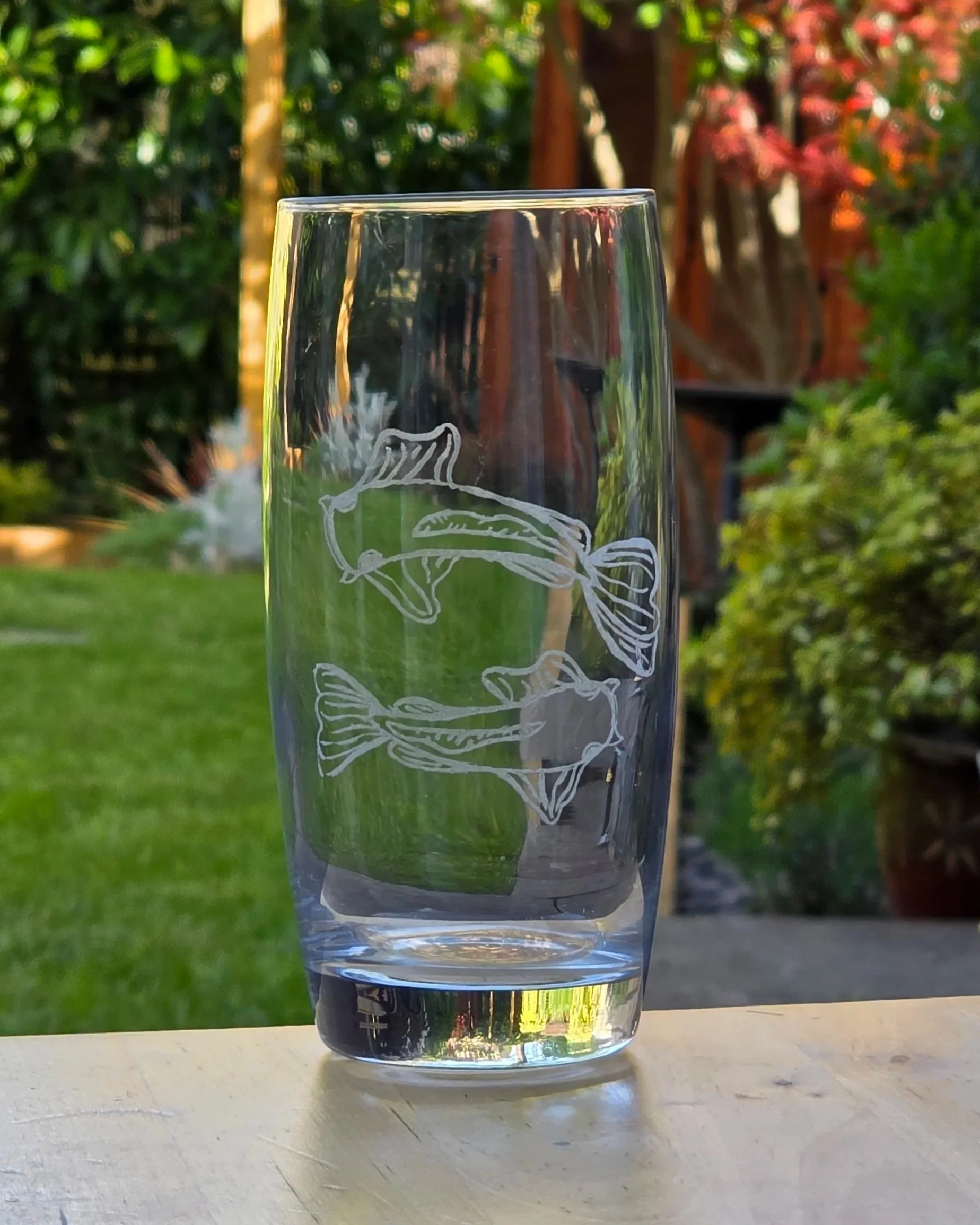 Koi carp Hi-ball glass