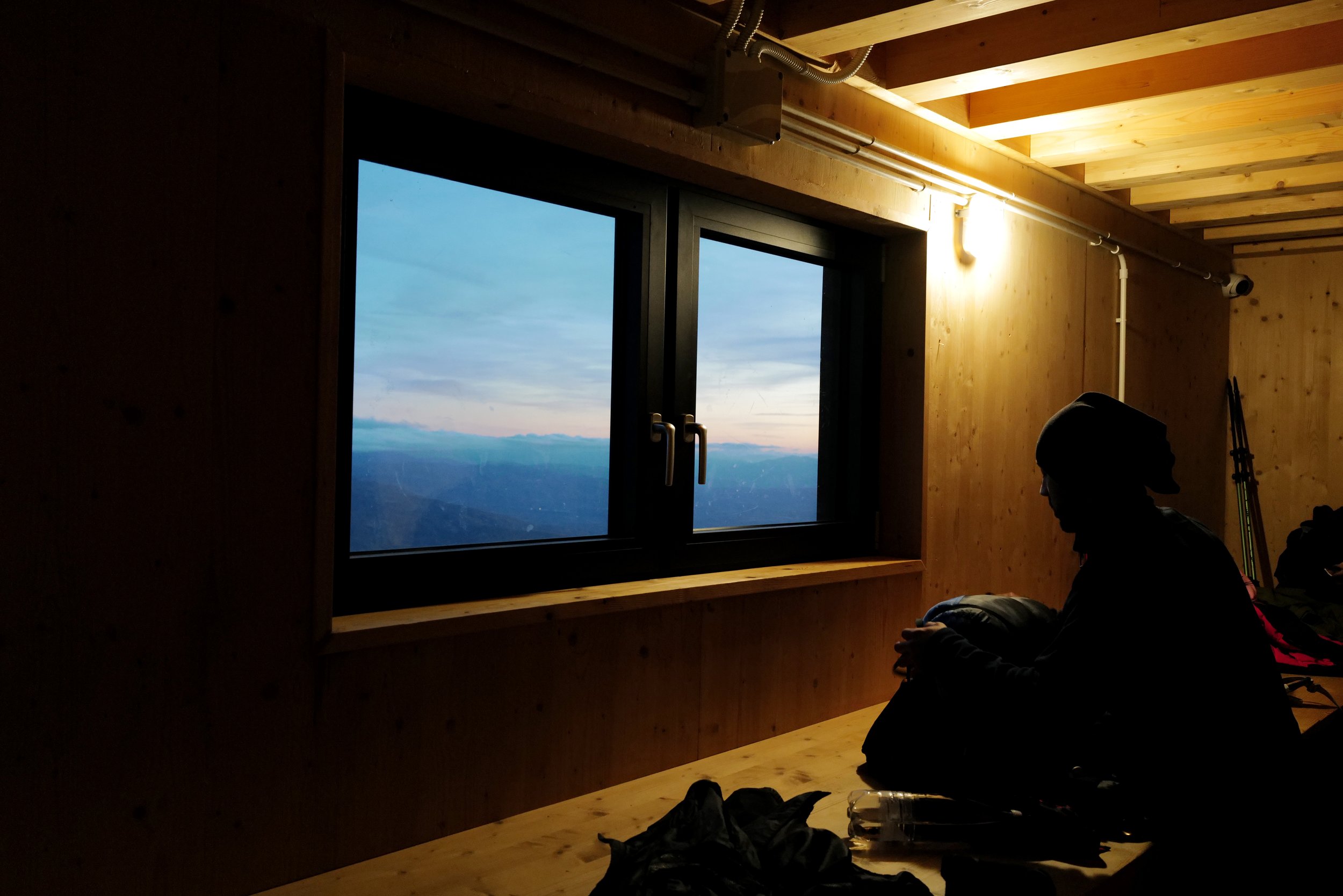 Notte al rifugio Tito Zilioli