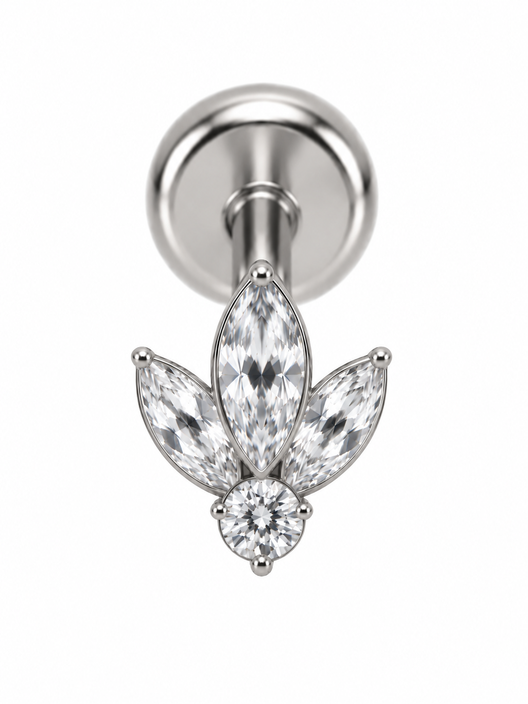 F136 Titanium Eternal Flame Labret- 47