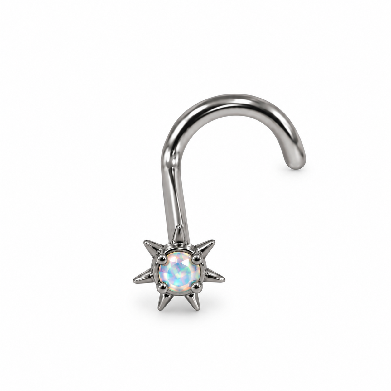 Surgical Steel Starburst Nose Stud- 27