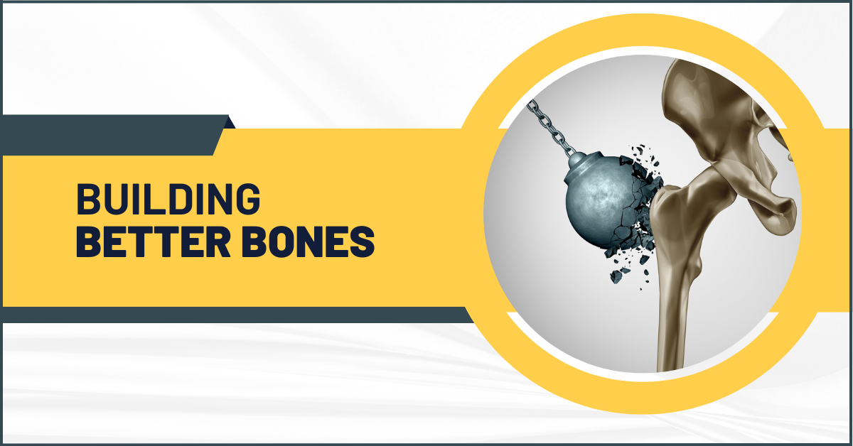 28-day building better bones program for older individuals with osteopenia and osteoporosis, or runners suffering from stress fractures.