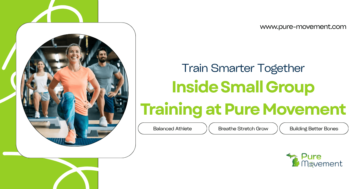 Small group training in portage Michigan at Pure Movement