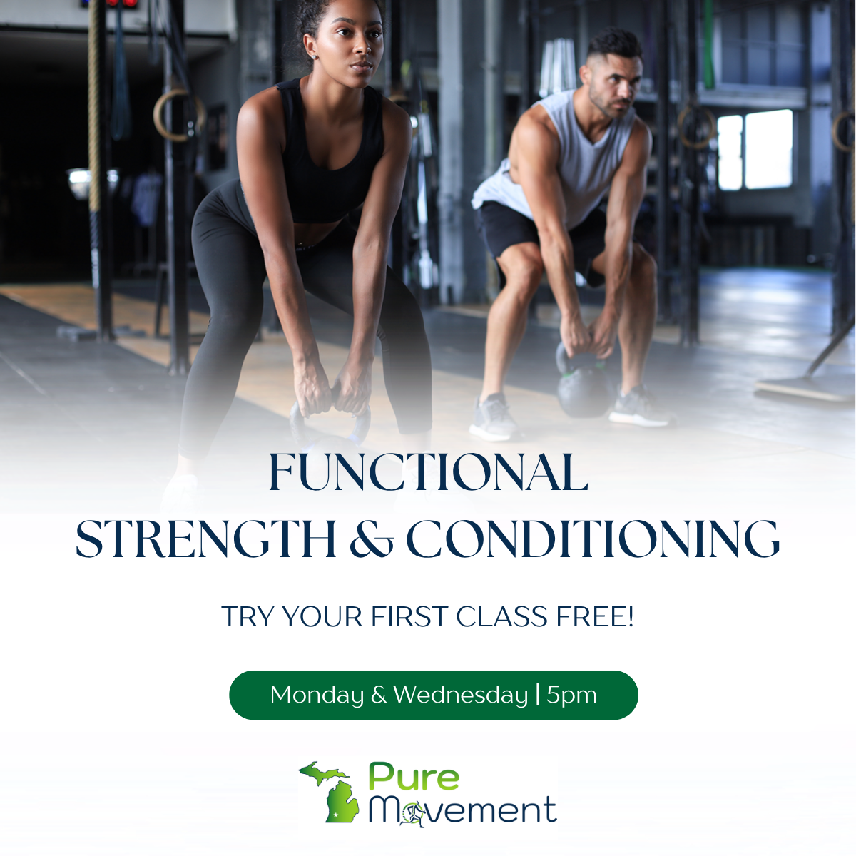 Functional Strength & Conditioning at Pure Movement first small group class free
