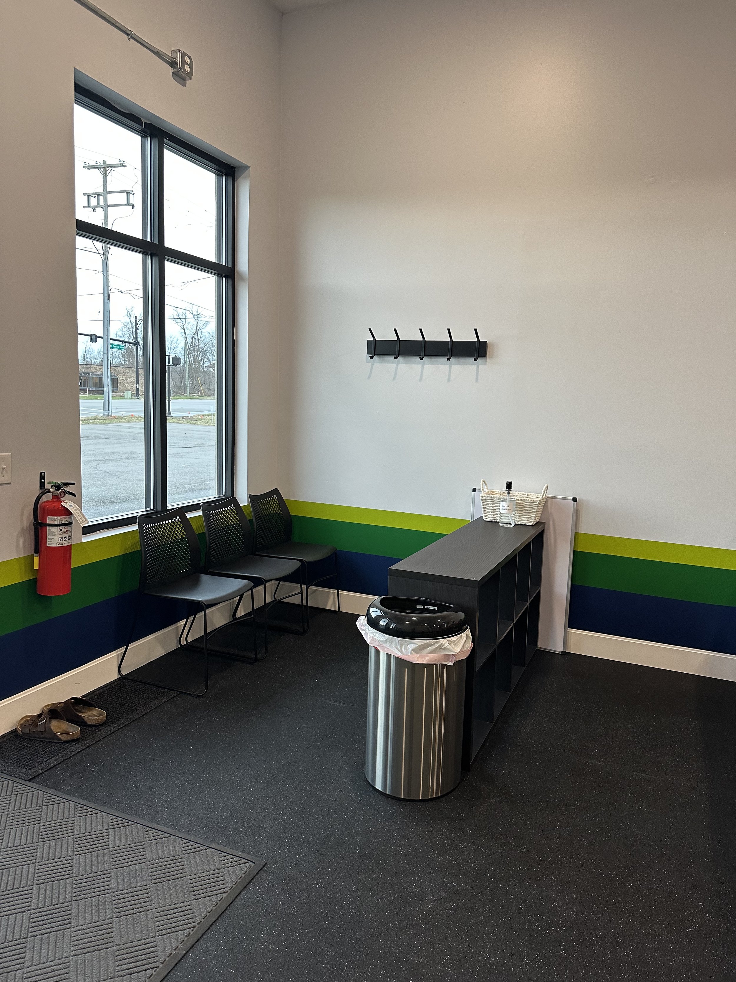 Waiting area at Pure Movement