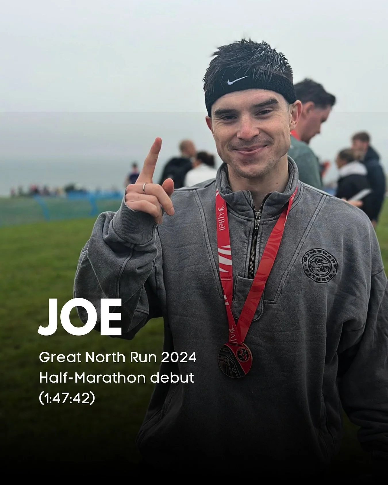 Throwback to Joe&rsquo;s first ever race and he CRUSHED it 👊🏻

Sub 1:50:00 first time round on a notoriously difficult course with constant downpour&hellip; bravo sir 👏🏻 

Since then Joe completed @fortitudechallenge finishing 3rd place 🥉 

He&r