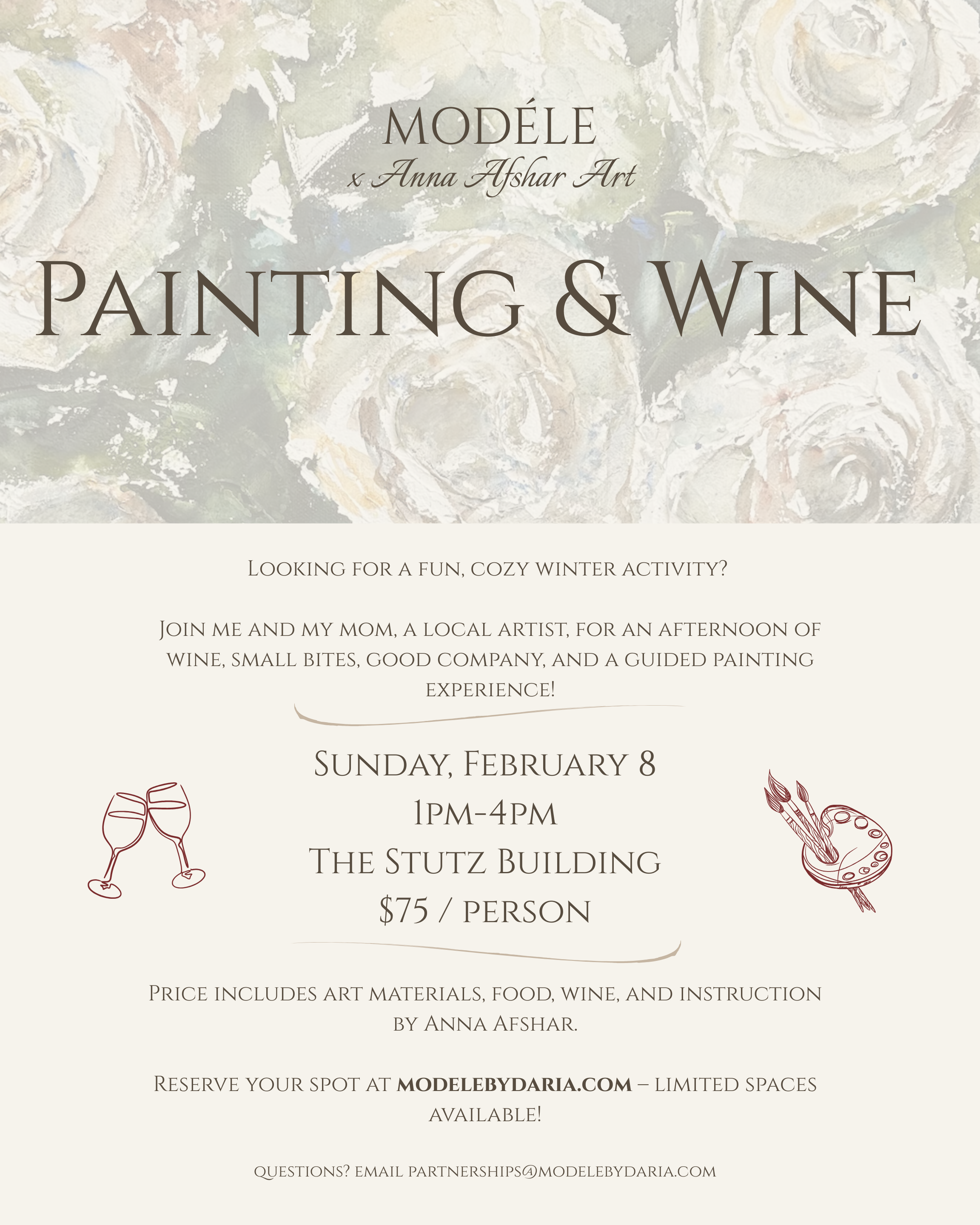 February Painting & Wine