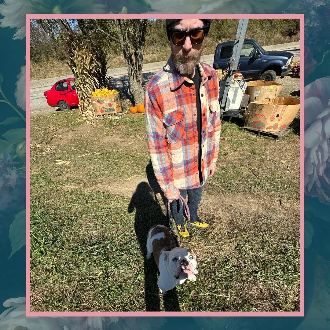 Pumpkin hunting with Ian and Boo &mdash; the best part of the best season.
Spooky season is officially here 🎃🖤

What&rsquo;s your favorite fall tradition? Tell me in the comments!