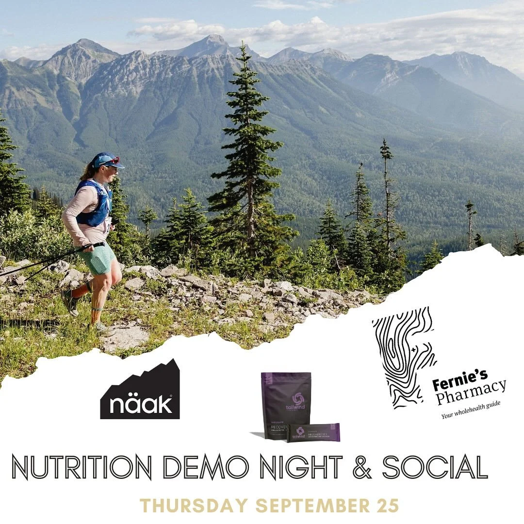 @ferniespharmacy is joining us for the last social of the month with samples of @naakbars energy drink mix and @tailwindnutrition recovery mix! 
Meet at the Nordic Center at 6pm for a 1hr run followed by refreshments by the river! Participants will