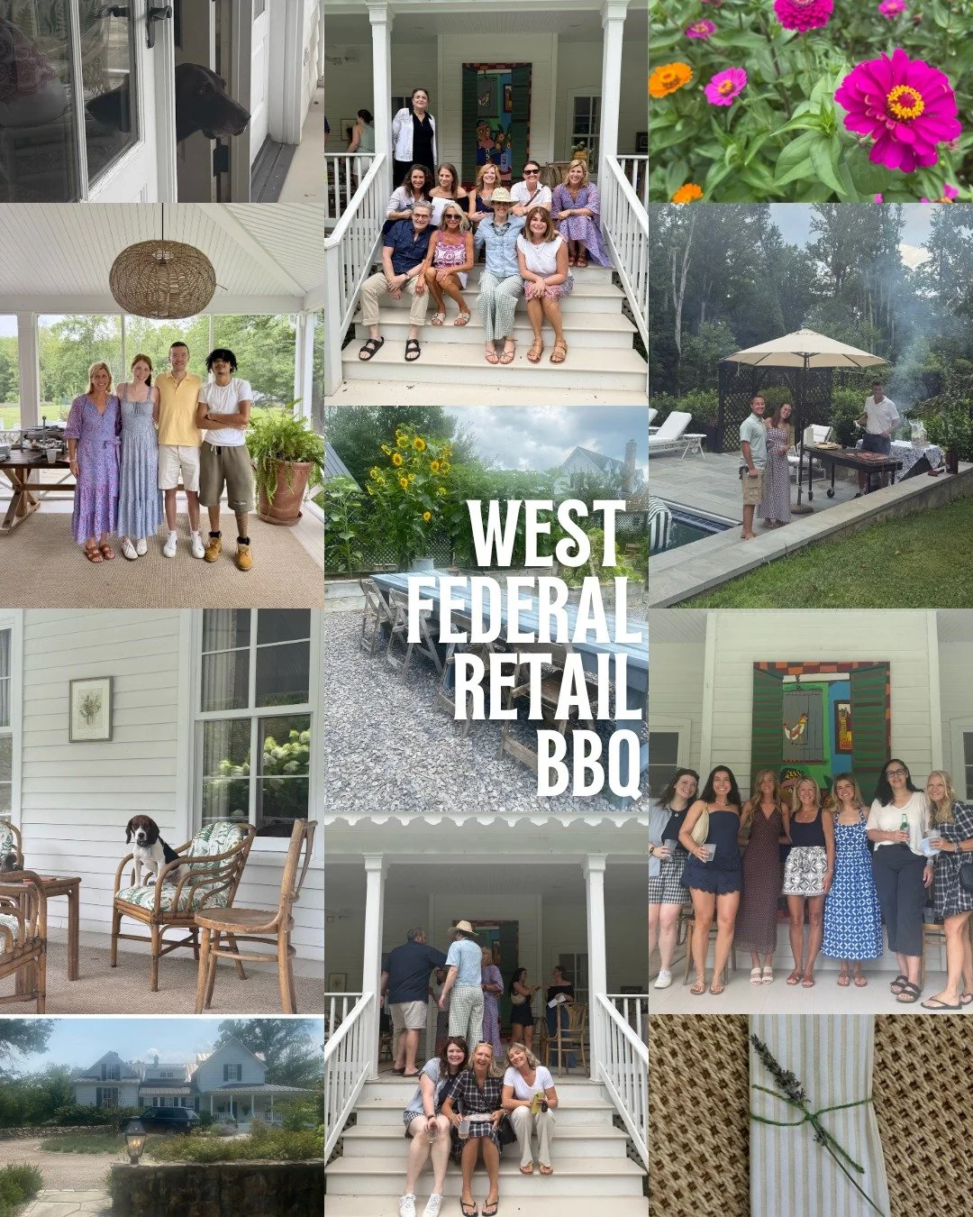 Our West Federal Retail family came together for an unforgettable BBQ at our owners' beautiful farm!
It was a wonderful afternoon filled with great food and even better company as the team from Creme de la Creme, Brick &amp; Mortar, LouLou and Zest g