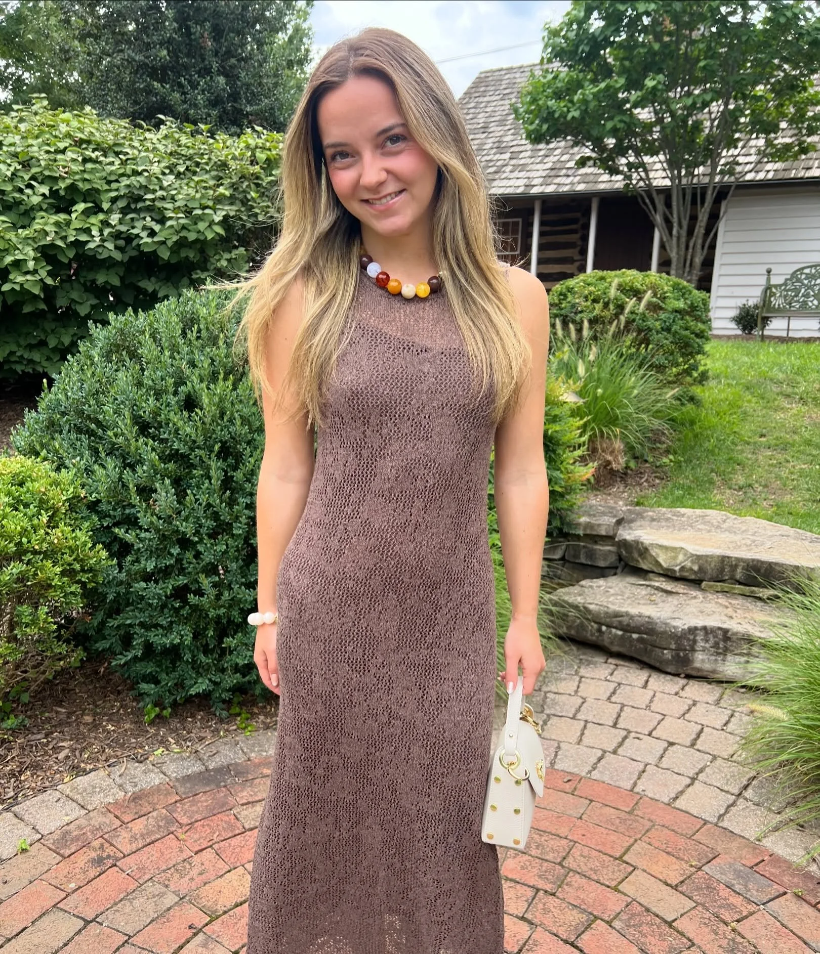 The details make all the difference! 
A beautifully textured knit maxi, a statement necklace, and our signature bee bag&hellip; the perfect combination for easy everyday style!
Stop by your nearest Zest location to shop this new arrival! 
#dressedinz