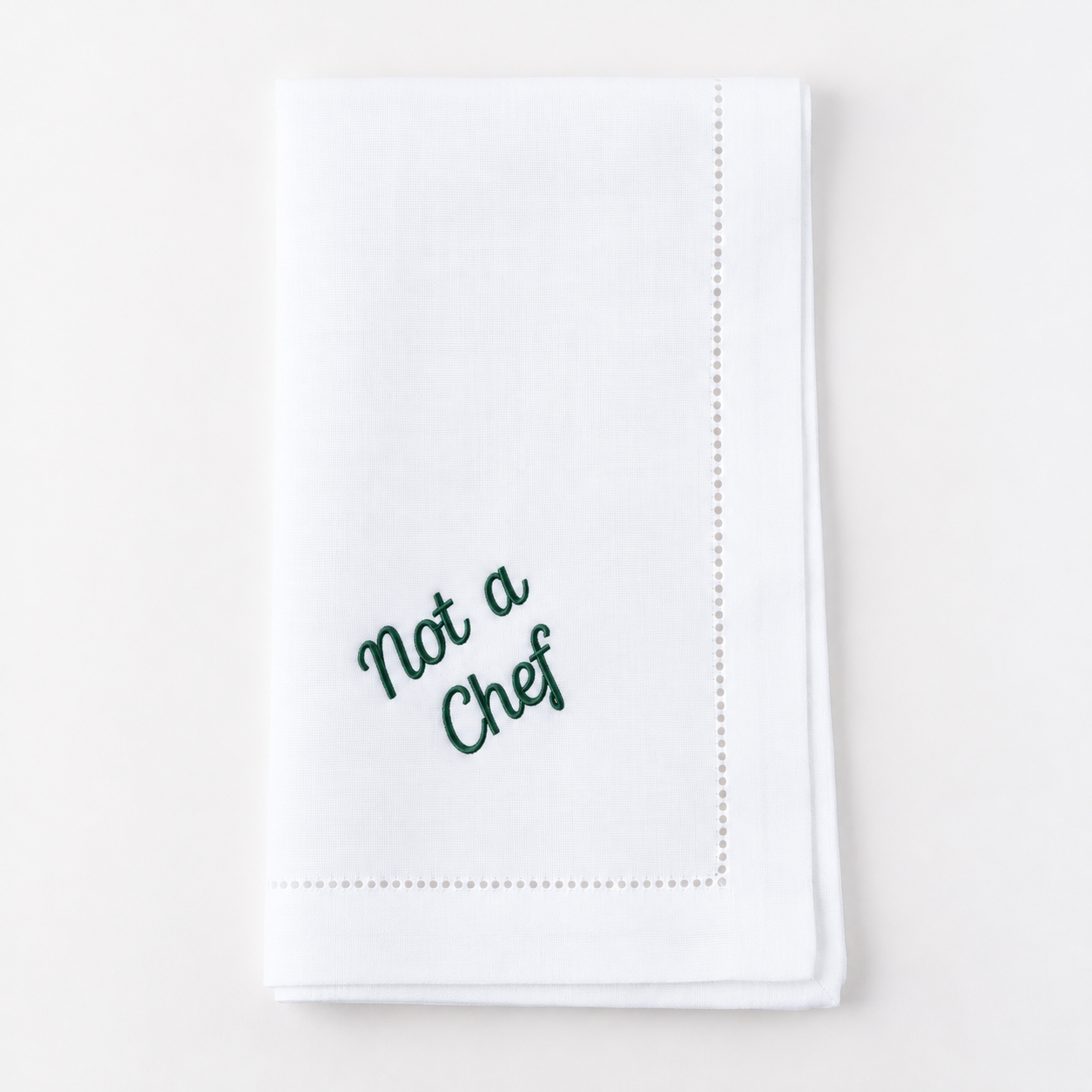 Not a Chef White Linen Napkin.png