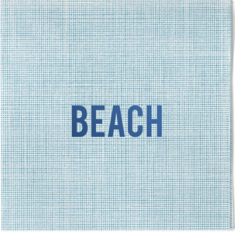 "BEACH" Disposable Napkin Set (ships in 3 weeks)