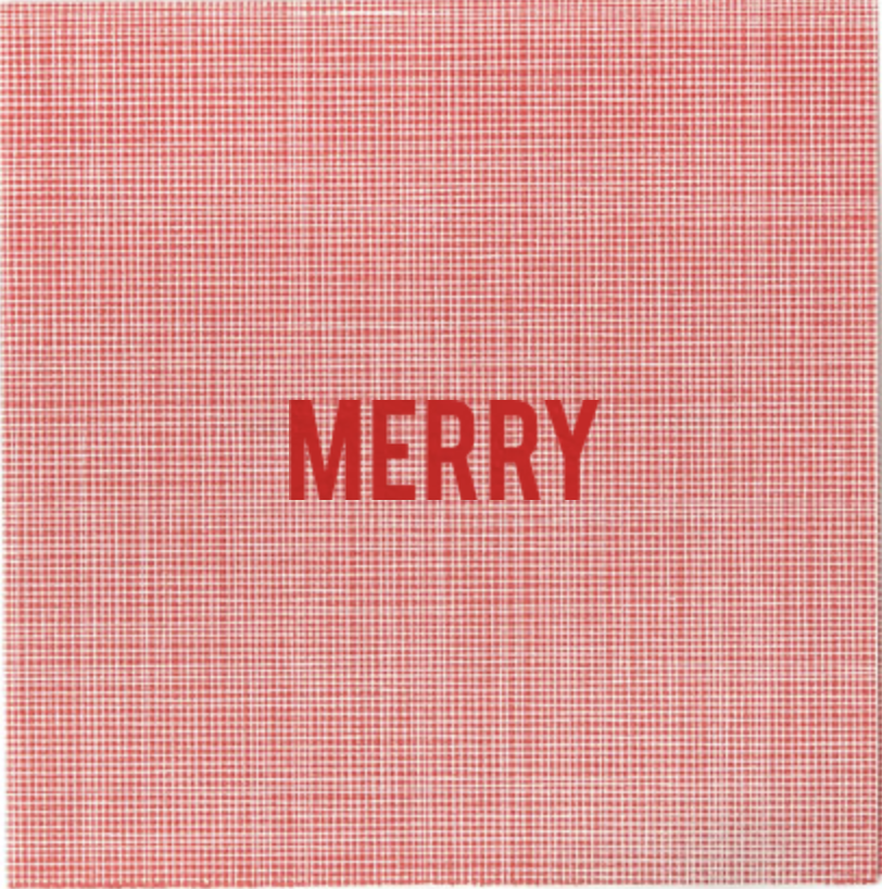 "Merry" Disposable Napkin Set