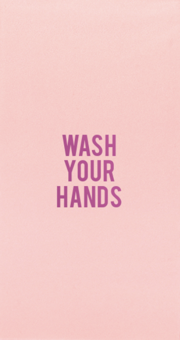 "Wash Your Hands" Disposable Hand Towel Set (ships in 3 weeks)