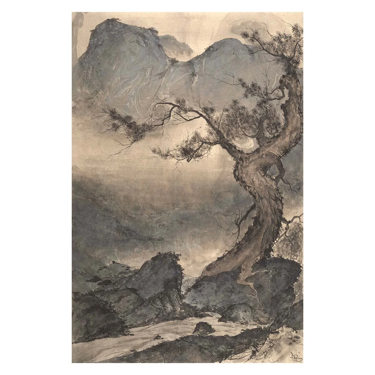 The Misty Mountain Rises Above the Twisting Pine | Prasad Beaven | AGBI ...