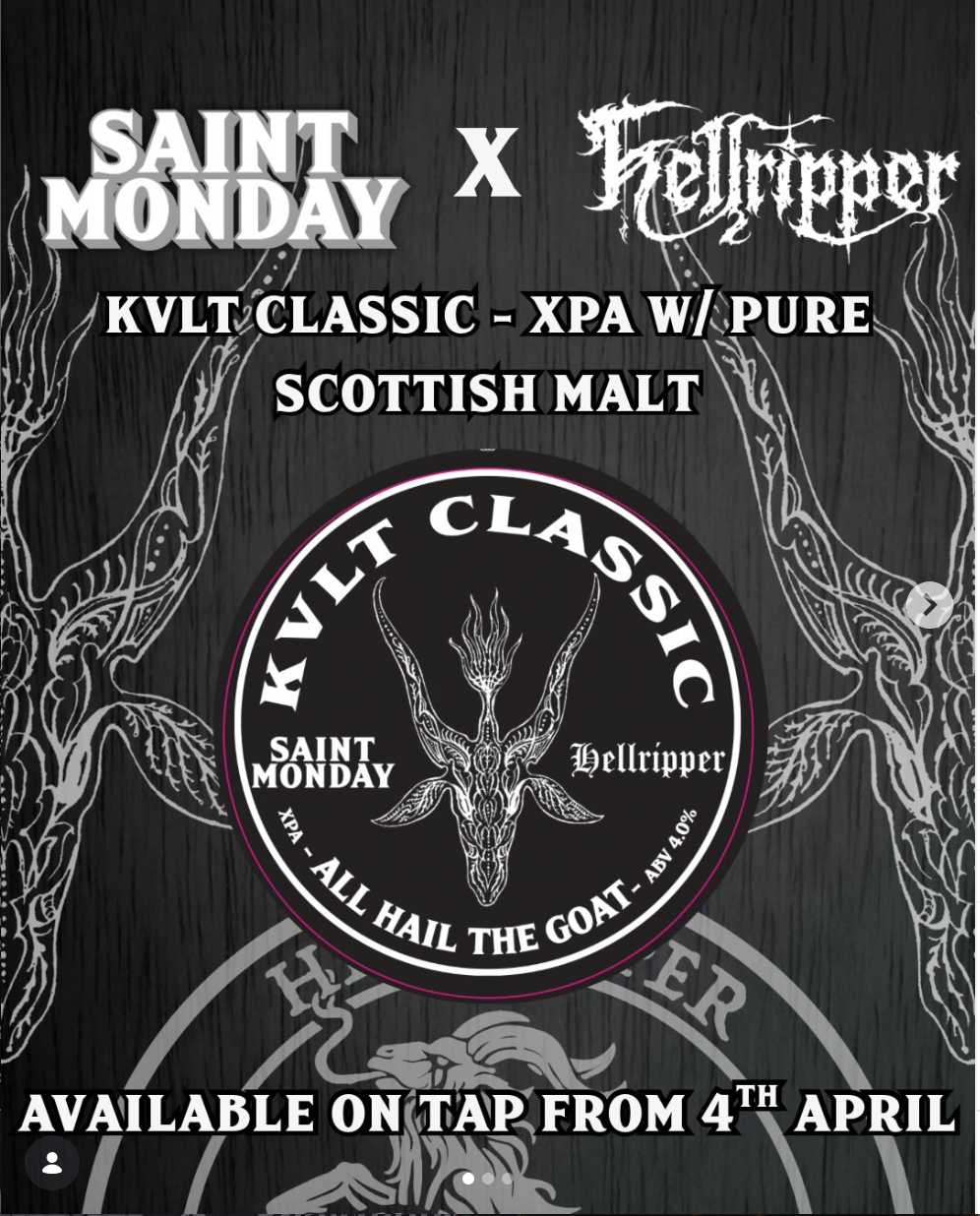 HELLRIPPER x SAINT MONDAY - KVLT CLASSIC - XPA