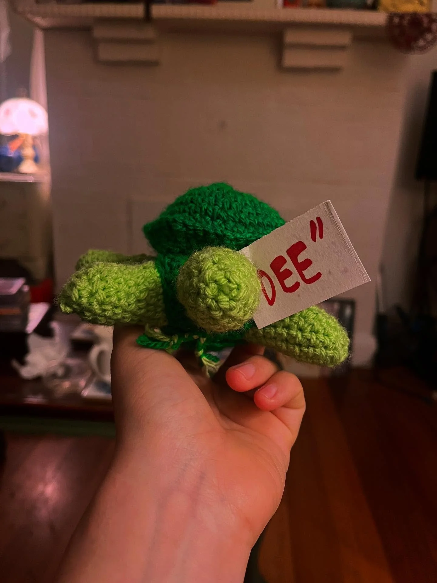 parting gifts 😊 

such a joy to make this little turtle 💚 

#dee
#thankyou 
#smallart 
#smlbiz