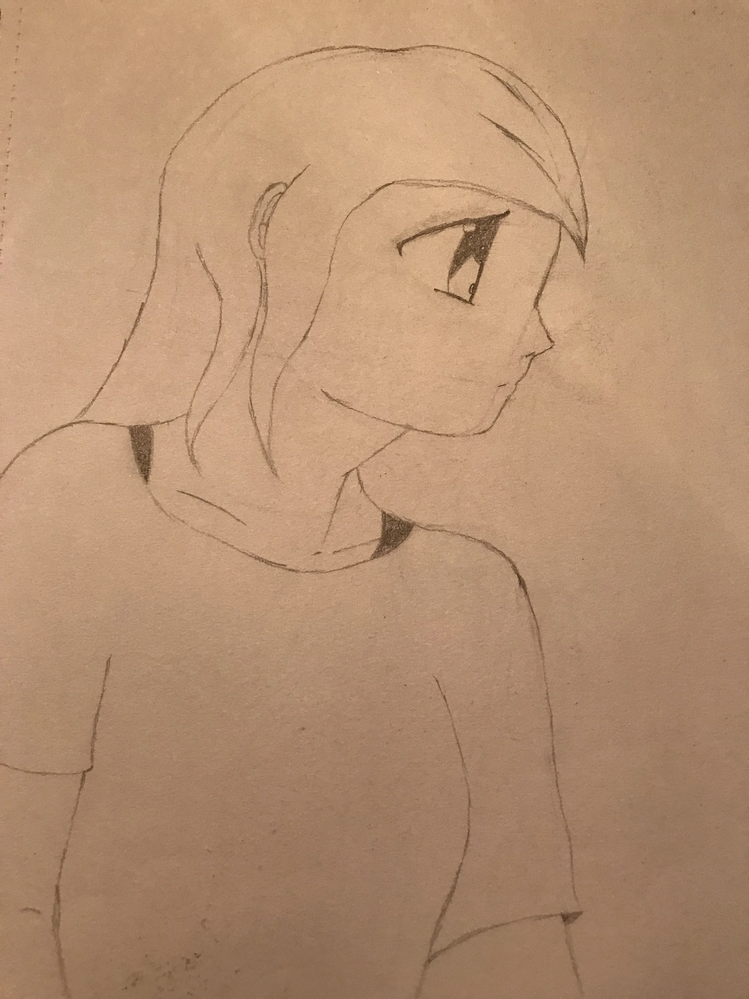 Sketch of Annime cartoon girl (favorite).jpg
