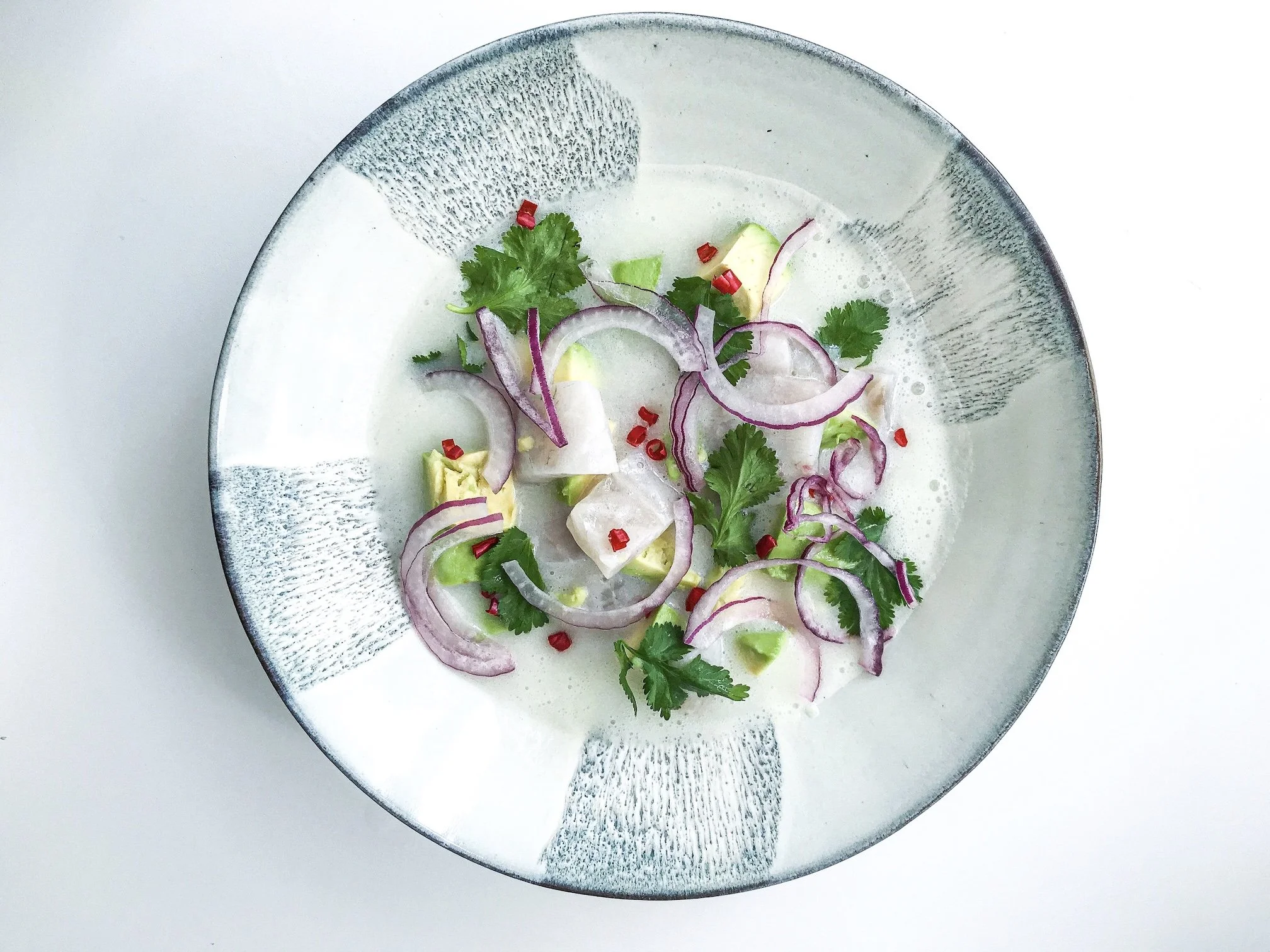 Peruvian-Style Ceviche with Avocado